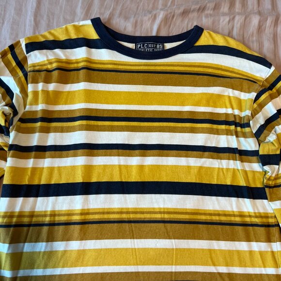 Vintage PLC Athletic Dept Striped Shirt Kids Size XL (14) - Picture 11 of 11
